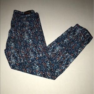 Levi’s Mid Rise Skinny‎ Jeans Blue and Orange Pattern Size 10